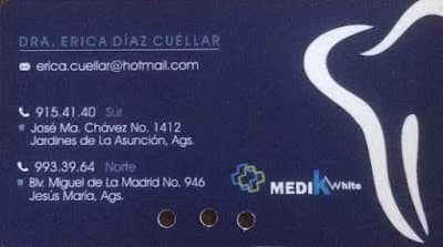 Dra. Erica Díaz Cuellar, Dentista - Odontólogo